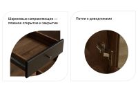 Лот: 24405058. Фото: 2. Шкаф с витриной Hoff Jagger. Мебель для гостиной