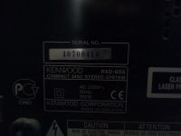 Лот: 12046164. Фото: 4. Музыкальный центр KenWood RXD-655. Красноярск