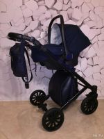 Лот: 13591985. Фото: 3. Коляска 3 в 1 Anex cross Черная. Дети растут