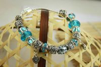 Лот: 3684526. Фото: 3. Женский браслет Pandora Blue Murano... Красноярск