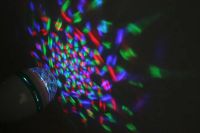 Лот: 3483567. Фото: 2. Диско лампа. Вращающаяся светомузыка... Новый год!