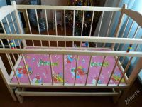 Лот: 2375739. Фото: 2. краватка детская качалка с матрасом... Детская мебель