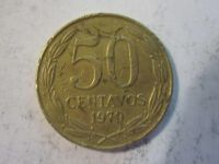 Лот: 9410611. Фото: 2. 50 центавос 1979 Чили кондор на... Монеты