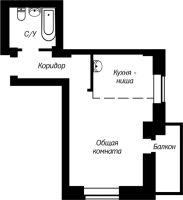 Лот: 9290286. Фото: 12. 1-2комн ЖК Малина от Застройщика