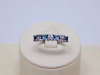 Лот: 14755709. Фото: 3. СЕРЕБРЯНОЕ КОЛЬЦО С ТОПАЗАМИ И... Красноярск