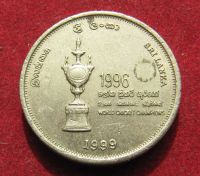 Лот: 20241325. Фото: 2. Шри-Ланка 5 рупий, 1999 г. Чемпионат... Монеты