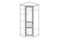 Лот: 24562018. Фото: 2. Шкаф угловой Hoff Лира. Мебель для гостиной