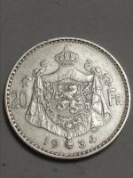 Лот: 21340228. Фото: 3. 20 франков 1934 г. Бельгия. Король... Коллекционирование, моделизм