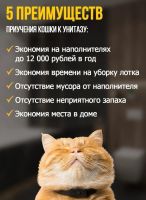 Лот: 20362456. Фото: 6. Система приучения кошек к унитазу
