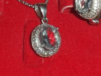 Лот: 11227525. Фото: 3. набор серьги и подвеска, серебро. Красноярск