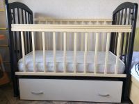 Лот: 10030997. Фото: 3. Кроватка с матрасом и бортиками. Мебель