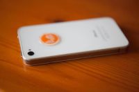 Лот: 4635547. Фото: 3. Iphone 4 (разбит экран, все работает... Красноярск