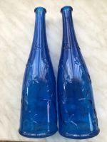 Лот: 19306765. Фото: 2. Ваза бутылка Ikea Superfin Синяя. Предметы интерьера
