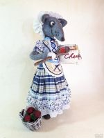 Лот: 14753222. Фото: 2. кукла Мышь Моника, подарок, сувенир... Ручная работа