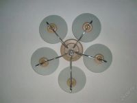 Лот: 1779547. Фото: 3. Люстра на 5 лампочек. Строительство и ремонт