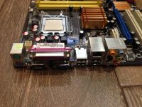 Лот: 14775487. Фото: 3. Комплект мат.плата S775 ASUS P5KPL-AM... Компьютеры, оргтехника, канцтовары