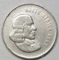 Лот: 1173610. Фото: 2. ЮАР. 20 цент 1965г. (2). Монеты