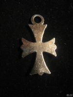 Лот: 13851519. Фото: 2. подвеска - крестик из белого металла... Ювелирные изделия, бижутерия, часы