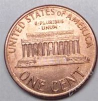 Лот: 1568794. Фото: 2. США. 1 цент 1989г. Монеты
