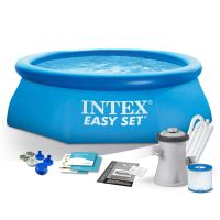 Лот: 20671856. Фото: 2. Бассейн Intex Easy Set 244x76... Для дачи, дома, огорода, бани, парка