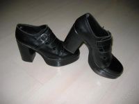 Лот: 2470165. Фото: 2. черные туфли на платформе, б/у... Женская обувь