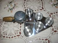 Лот: 9314454. Фото: 2. Набор стопок со звонком Schnapskelle... Предметы интерьера