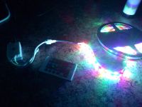 Лот: 3447968. Фото: 2. Светодиодная лента RGB + блок... Радиодетали  (электронные компоненты)