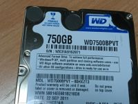 Лот: 25787695. Фото: 2. HDD для ноутбука 750gb WD7500BPVT... Комплектующие