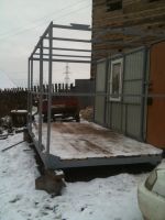 Лот: 6339293. Фото: 2. Вагончик бытовка. Срубы и конструкции