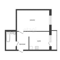 Лот: 20863205. Фото: 11. Продам 1-комн. 40.3 кв.м. Красноярск...