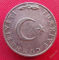 Лот: 2579929. Фото: 2. (№2313) 5 курушей 1970 (Турция... Монеты