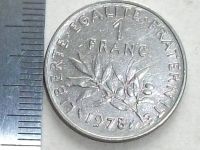 Лот: 8326877. Фото: 8. Монета 1 франк один Франция 1978...