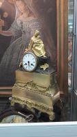 Лот: 10632175. Фото: 2. Каминные часы Ампир 1840-50 год... Антиквариат