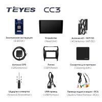 Лот: 21426897. Фото: 4. Штатная магнитола Teyes CC3 6... Красноярск