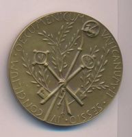 Лот: 7870720. Фото: 2. Ватикан Медаль Папа Павел VI... Значки, медали, жетоны