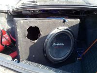Лот: 11105096. Фото: 3. Сабвуфер в коробе Pioneer. Авто, мото, водный транспорт