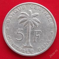 Лот: 2364065. Фото: 2. (№1934) 5 франков 1959 (Бельгийское... Монеты