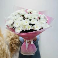 Лот: 19679270. Фото: 3. Гранд букет из кустовых хризантем... Сувениры, подарки