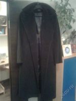 Лот: 1335374. Фото: 3. Стильное черное пальто на высокую... Одежда, обувь, галантерея