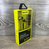 Лот: 12620478. Фото: 3. Smart наушники Awei Q5i. Бытовая техника