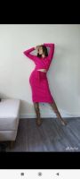 Лот: 23449046. Фото: 2. Трикотажный костюм розовый. Женская одежда