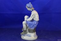 Лот: 18356998. Фото: 4. Фарфор статуэтка Конькобежка Фигуристка... Красноярск