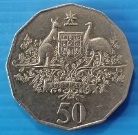 Лот: 25789191. Фото: 2. 50 центов 2001 Австралия. Монеты