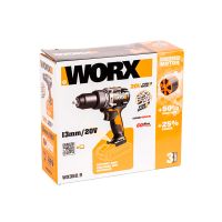 Лот: 24296434. Фото: 2. Дрель-шуруповерт ударная WORX... Инструмент и расходные