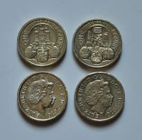 Лот: 17859569. Фото: 3. набор 4 х 1 фунт 2010 и 2011 г... Коллекционирование, моделизм