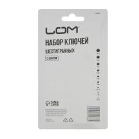 Лот: 25615850. Фото: 5. Набор ключей шестигранных ЛОМ...
