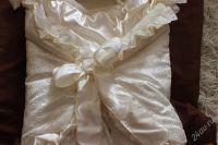 Лот: 2682147. Фото: 2. Раскошный конверт-одеяло на выписку... Одежда и аксессуары