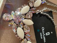 Лот: 17517867. Фото: 2. Колье ювелирное с камнями сваровски... Ювелирные изделия, бижутерия, часы