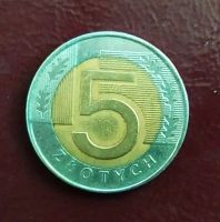 Лот: 19362615. Фото: 2. Польша 5 злотых 1994 БиМ. Монеты