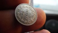Лот: 11224776. Фото: 2. 25 пенни 1916 года. Отличная. Монеты